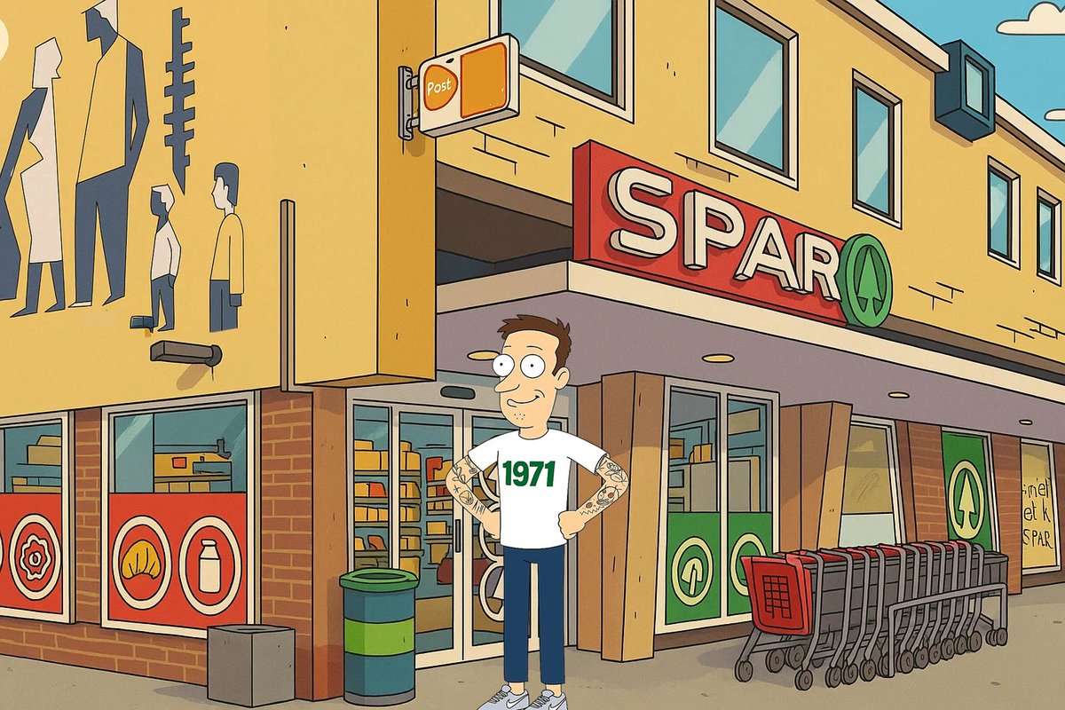 sceafa_studios's tweet photo. Pinda's van de Spar uit Kostverloren...

#Grunn #Groningen #Tekenfilm #Cartoon #Stad #Stadjer #Stadjers #AnimatedSeries #NetflixNederland #SceafaStudios #GusKnot #Sceafa #Kostverloren #Netflix #Ollie #SparKostverloren #WorkInProgress https://t.co/EurcWv6Si3