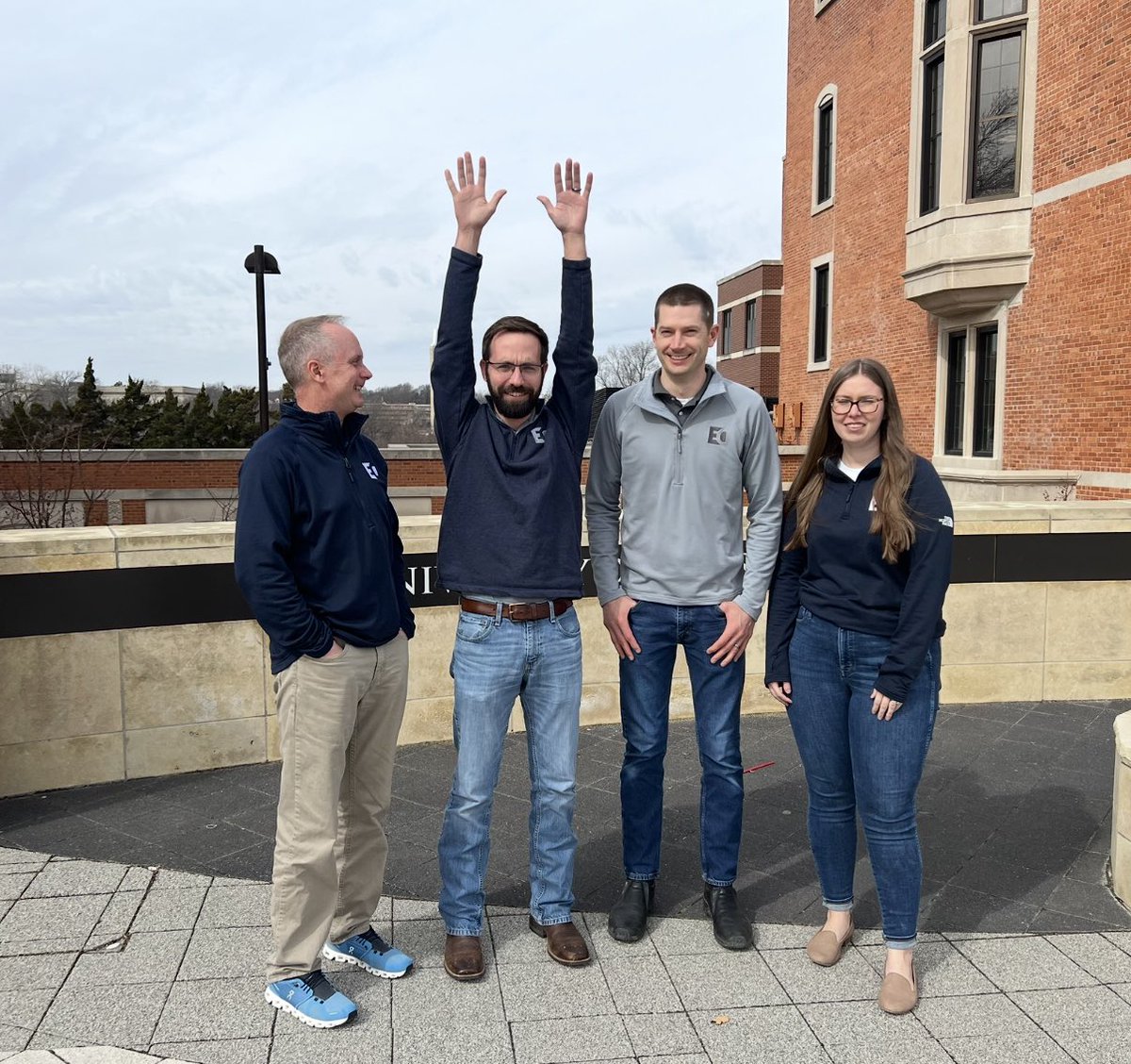 EngConsultPA's tweet photo. We were as happy as Chase in this photo to celebrate his birthday this weekend! Happy Birthday Chase! We are so thankful for you and the energy you bring to EC. https://t.co/EZWgPIMSiw