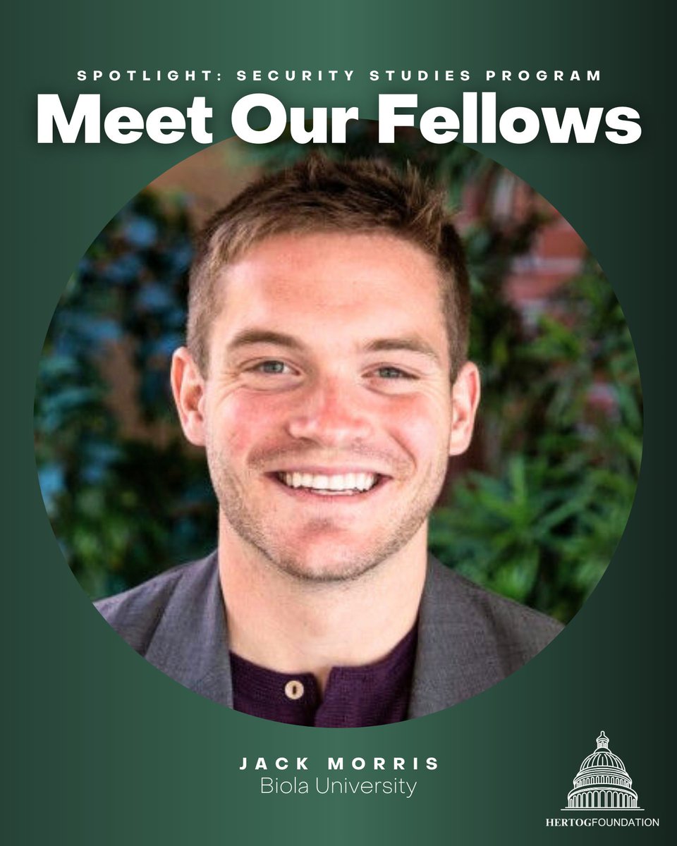 HertogFDN's tweet image. Meet our Summer Fellows from California!
Jack Morris is a senior at @biolau & a member of @AEI's Collegiate Network.
Sarah Rietz is a graduate of @pepperdine, where she studied Political Science.
Max Salem graduated from @uofsandiego, where he majored in Political Science.