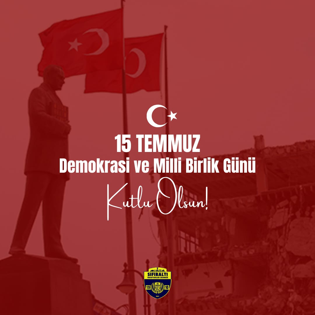 15 Temmuz’u Unutmadık, Unutturmayacağız!

MKE Ankaragücü camiası olarak; vatan uğruna can veren şehitlerimizi rahmetle, gazilerimizi minnetle anıyoruz.

#YenidenDiriliş