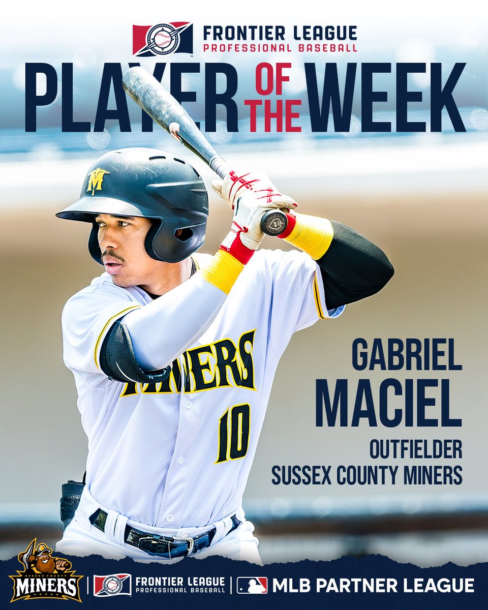 SCMiners's tweet photo. Congratulations to outfielder Gabriel Maciel on his @FLProBaseball Player of the Week award!

This past week, Gabriel hit a scorching .571 with 9 runs scored, 3 home runs, 8 RBI, 3 walks, and 4 stolen bases.

Read more at https://t.co/HT66Qr0Whj.

Photo by @HoopsApproved https://t.co/86WUhkwTkg