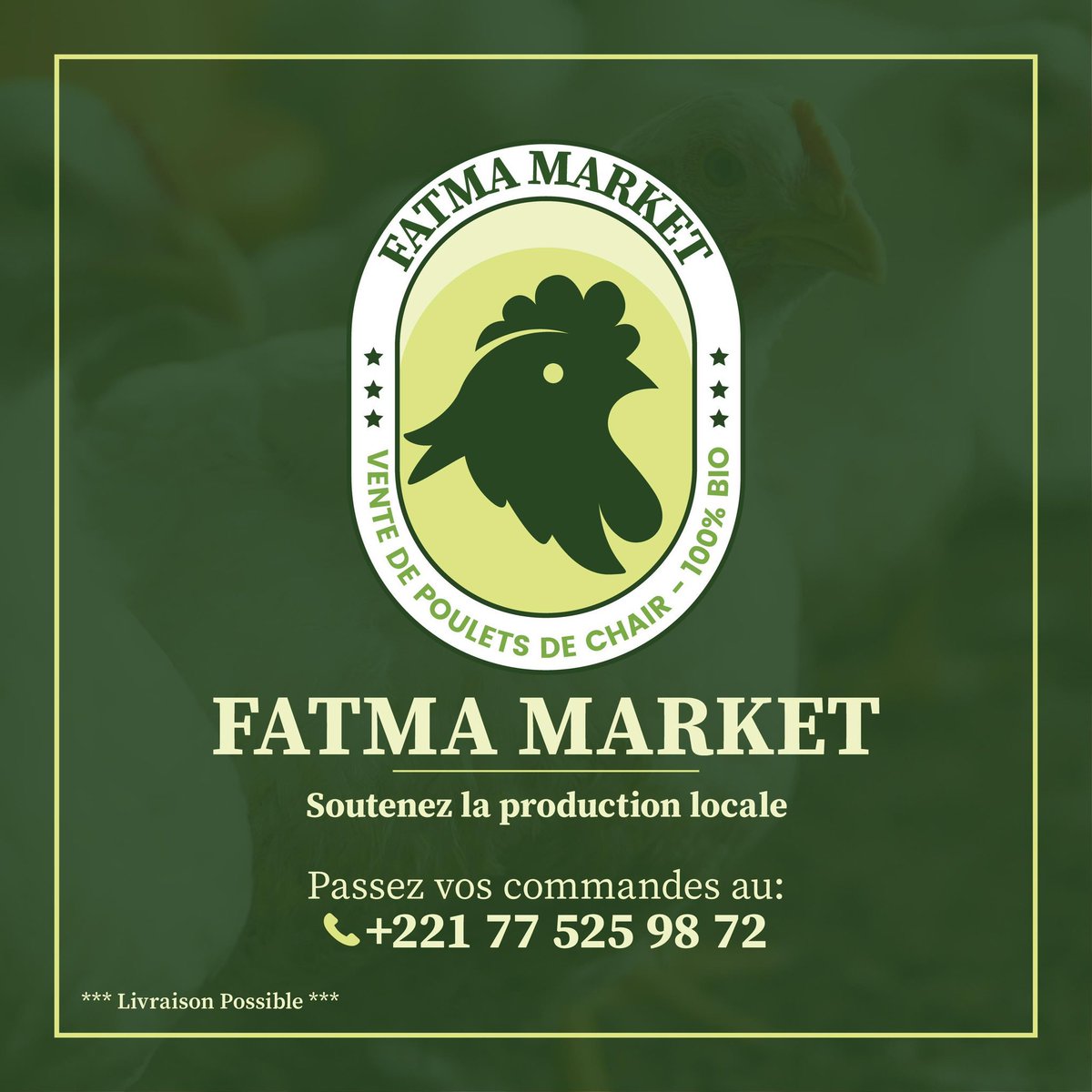 Des poulets de chair seront disponibles pour le Grand Magal de Touba. 
Précommandez dès maintenant . 
Un retweet pour soutenir mon business 🥹🤲🏾
#Rtappréciés