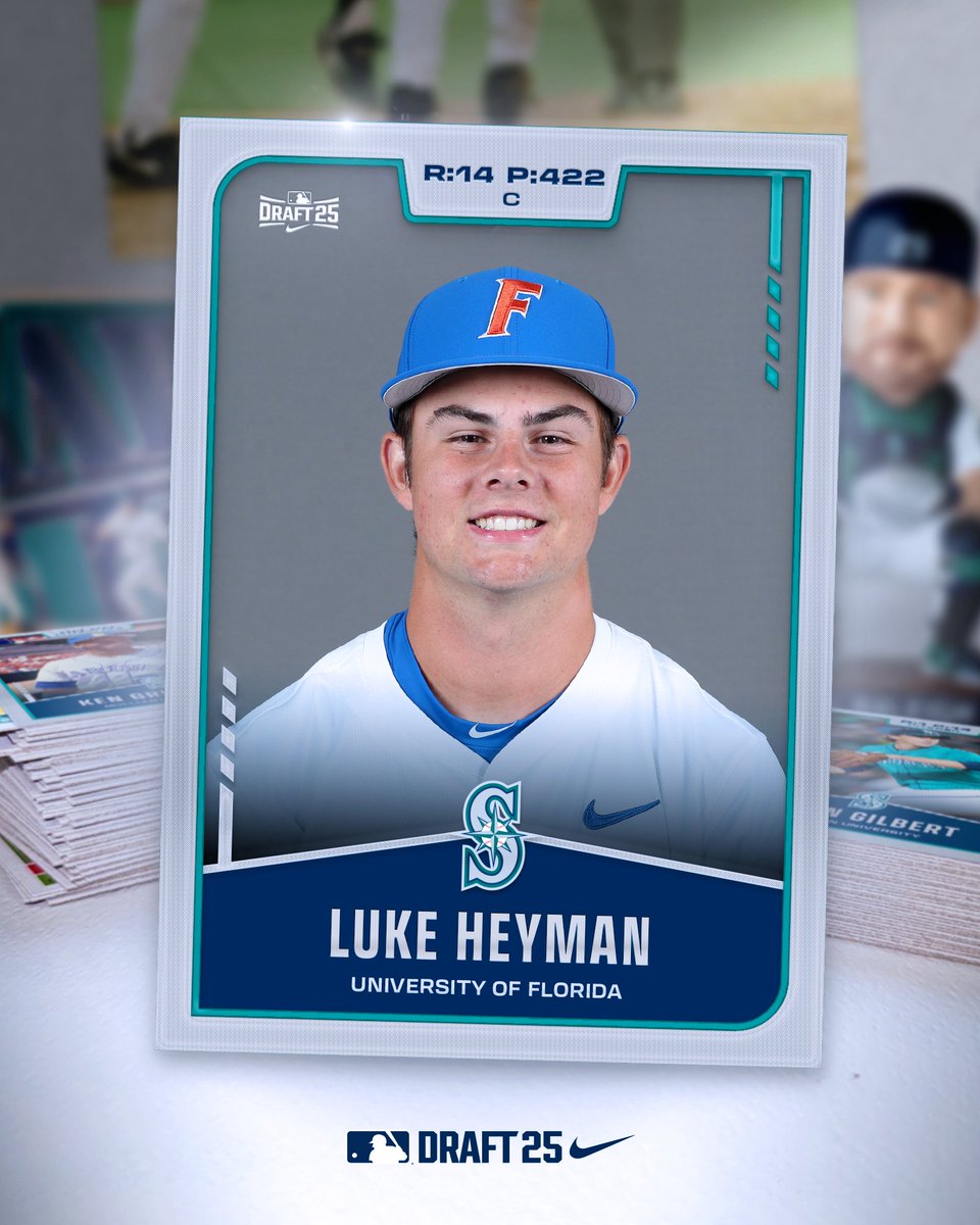 Mariners Player Development (@msplayerdev) on Twitter photo Gator boys stay hot! ๐
With our 14th-round pick, we've selected <a href="/lukehey28/">Luke Heyman</a> from <a href="/GatorsBB/">Florida Gators Baseball</a>! #MLBDraft Gator boys stay hot! ๐
With our 14th-round pick, we've selected <a href="/lukehey28/">Luke Heyman</a> from <a href="/GatorsBB/">Florida Gators Baseball</a>! #MLBDraft