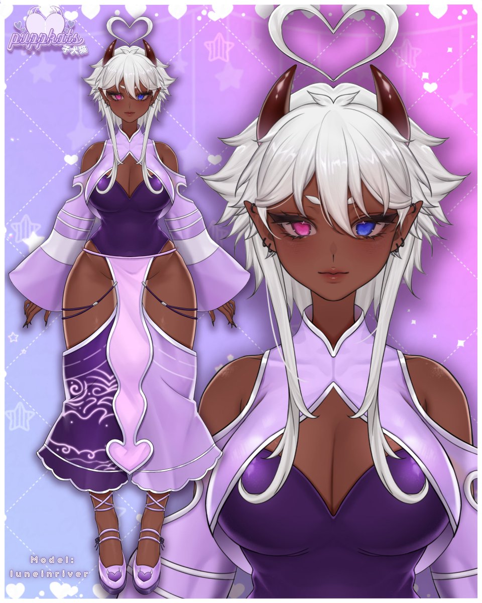 Design vs Model💜🔪

My first ever reference sheet that I did by myself and my new model 🥹 (Debuting this year!!)

✦ #VTuber : #ENVTuber