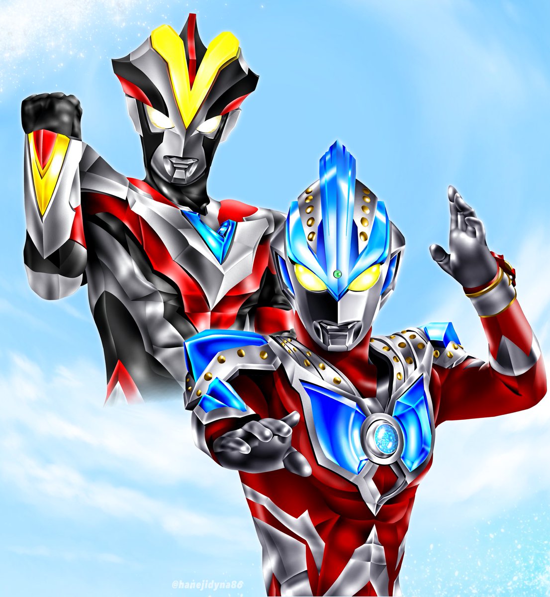 hanejidyna86's tweet image. ウルトラマンギンガS 11周年🎉