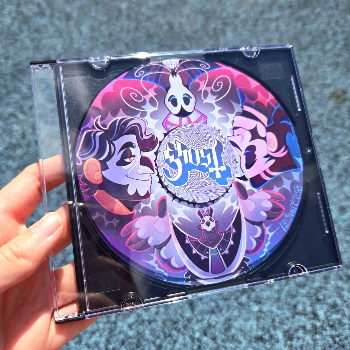 honeypaws_art's tweet image. ART FIGHT REVENGE ON @PapaShrimpART !!! designed a cd of their ghost ocs &amp;gt;:3