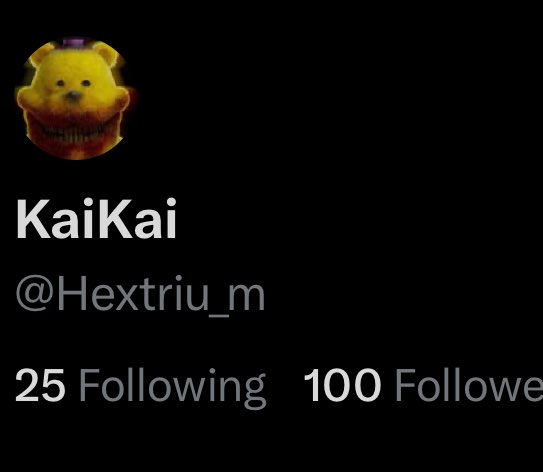 Hextriu_m's tweet image. Holy shit theres 100 of you on here now???
Thank you guys so much yall are awesome :)