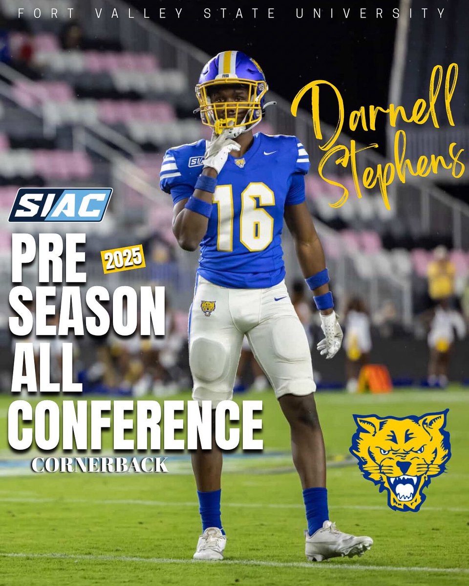 DARNELL STEPHENS | 2025 PRE SEASON ALL CONFERENCE | CB