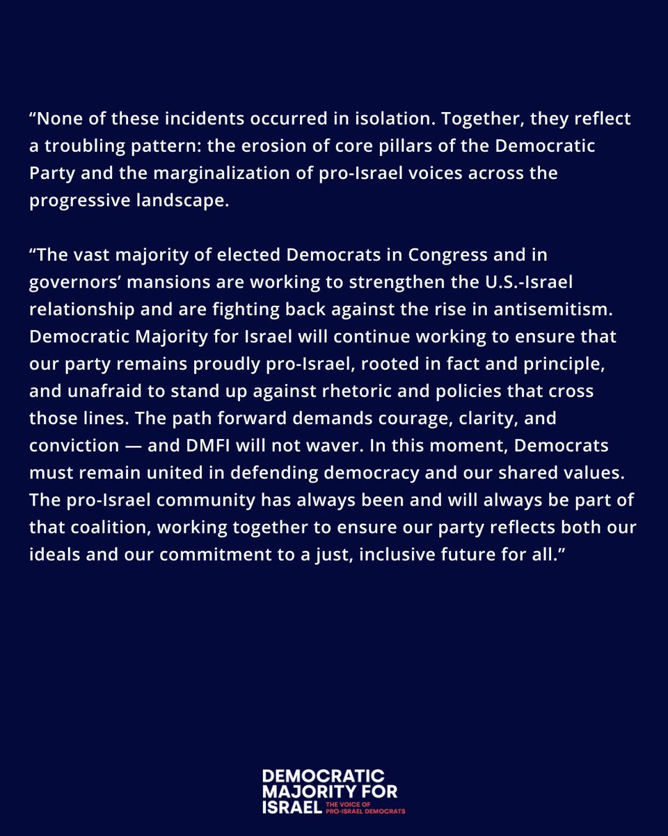 DemMaj4Israel's tweet image. Our party must continue to stand up for Democratic values.