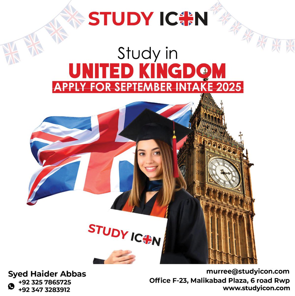 Study in UK with Syed Haider tweet media