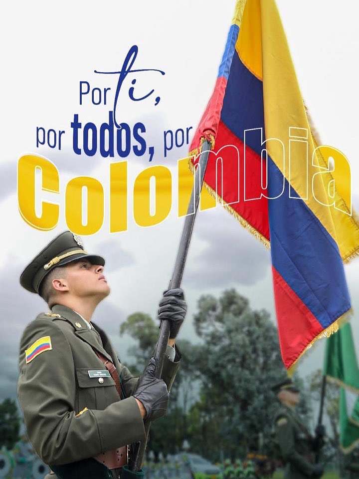 Por ti. Por todos. Por Colombia. 💛💙❤️
Cada acción que realizamos como Policía Nacional lleva el honor de servir a la patria. #EnModoPatrio