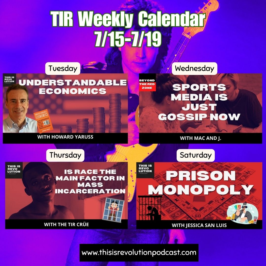 TIRShowOakland's tweet image. The weekly TIR programming schedule is up. Let's see if YouTube let's us stream..