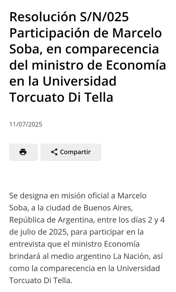 🇺🇾🇦🇷 Diego Ⓜ️oreira 🇺🇾 (@dmoreirauy) on Twitter photo ¡¡¡ INSÓLITO !!!
Le pagan al asesor de comunicaciones del Ministerio de Economía viáticos y pasajes.
Para acompañar a una entrevista en el diario La Nación.
Viva el despilfarro!!
<a href="/camboue/">Sebastian Da Silva</a> <a href="/gbianchi404/">Graciela Bianchi</a> <a href="/ggurmendez/">Gabriel Gurméndez</a> <a href="/igalvar71/">ignacio alvarez</a> <a href="/elpaisuy/">EL PAÍS</a> <a href="/ObservadorUY/">El Observador Uruguay</a> <a href="/PedroBordaberry/">Pedro Bordaberry</a> ¡¡¡ INSÓLITO !!!
Le pagan al asesor de comunicaciones del Ministerio de Economía viáticos y pasajes.
Para acompañar a una entrevista en el diario La Nación.
Viva el despilfarro!!
<a href="/camboue/">Sebastian Da Silva</a> <a href="/gbianchi404/">Graciela Bianchi</a> <a href="/ggurmendez/">Gabriel Gurméndez</a> <a href="/igalvar71/">ignacio alvarez</a> <a href="/elpaisuy/">EL PAÍS</a> <a href="/ObservadorUY/">El Observador Uruguay</a> <a href="/PedroBordaberry/">Pedro Bordaberry</a>