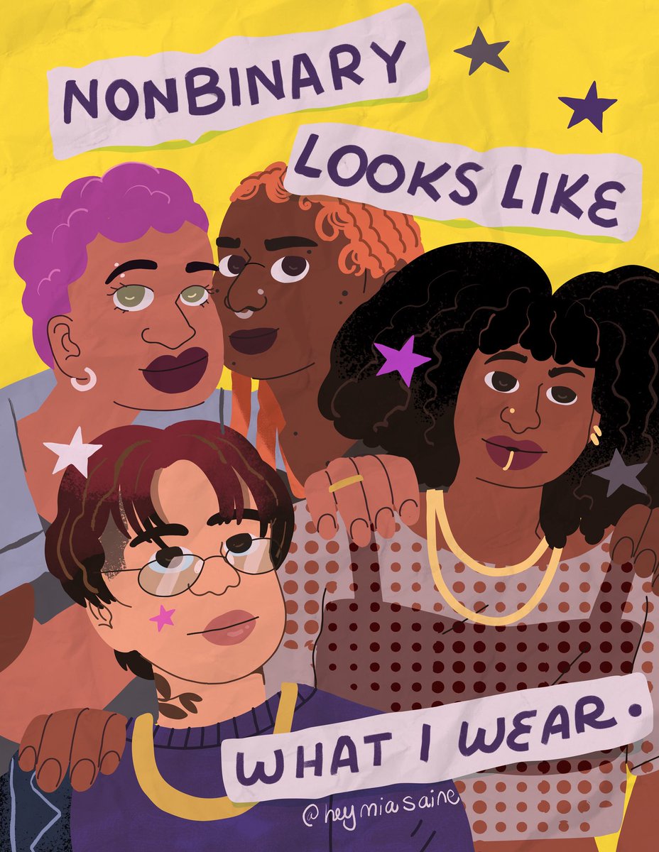 heymiasaine's tweet image. International Non-Binary People’s Day 💜
Androgyny isn’t owed to you, 
wholeness is owed to me. 

Every non-binary person is valid—no matter how they dress, speak, or move through the world. There’s no one way to be you.

#miasaine #internationalnonbinaryday #nonbinary