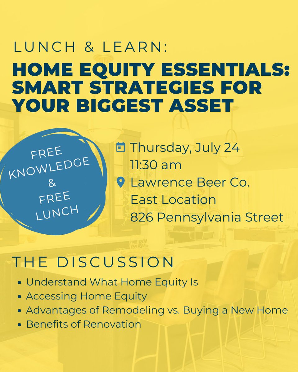 Curious what your home equity can do for you?

Join us July 24 for Home Equity Essentials: Smart Strategies for Your Biggest Asset. Reserve your seat: hubs.li/Q03xb73G0