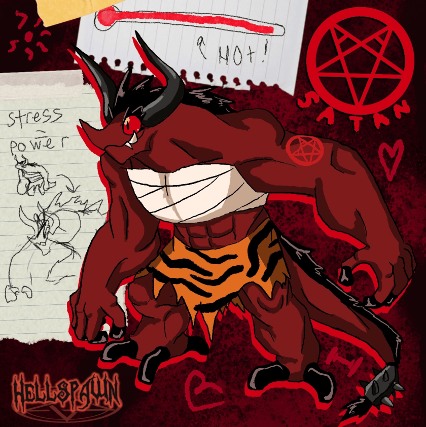 hellspawnreal's tweet photo. #hellspawn #wrathmonth #indieanimation #2danimation #indiecartoon
Down in the Wrath ring Satan acts as a mother figure, solving disputes between demons and keepin 'em all working to distract them from the suffering hell brings. Her ability allows her to grow in size under stress. https://t.co/IxmSAq3pZT