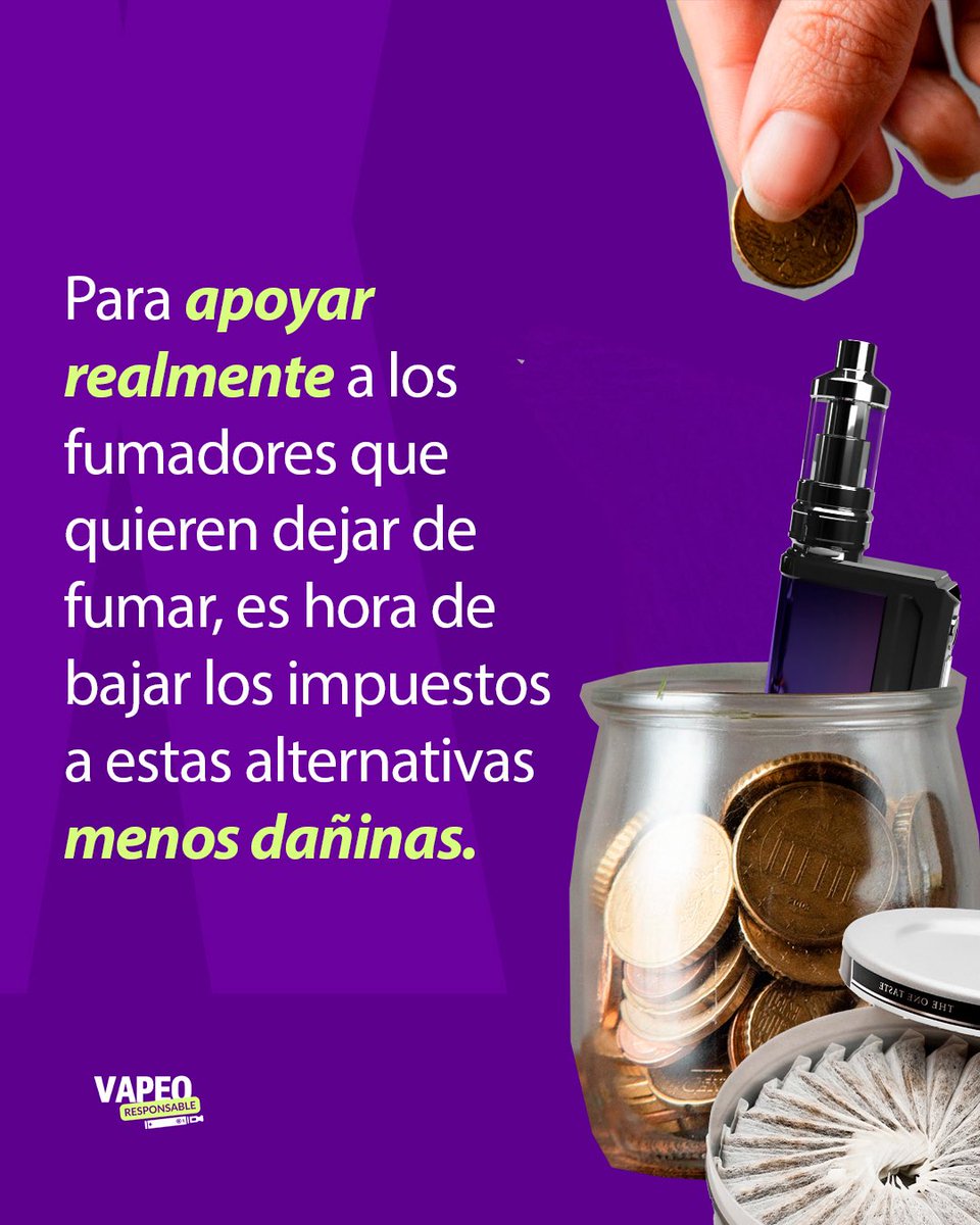vaperesponsable's tweet image. Millones de vidas en Argentina podrían salvarse de enfermedades relacionadas con el cigarrillo si el vapeo y las bolsas de nicotina fueran reconocidos y apoyados como alternativas de reducción de daños.
#VapeoResponsable #VapingSavesLives