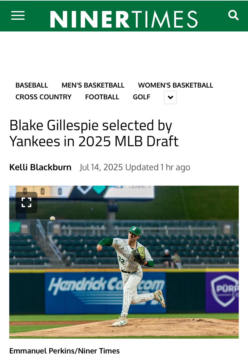 Lianne_Rood's tweet image. Congratulations to Blake Gillespie from Lucan, Ontario on being drafted by the New York Yankees in the 2025 MLB Draft! ⚾🇨🇦
Blake’s hard work, talent, and dedication have made our community proud.
Wishing you all the best as you take this exciting next step in your baseball…