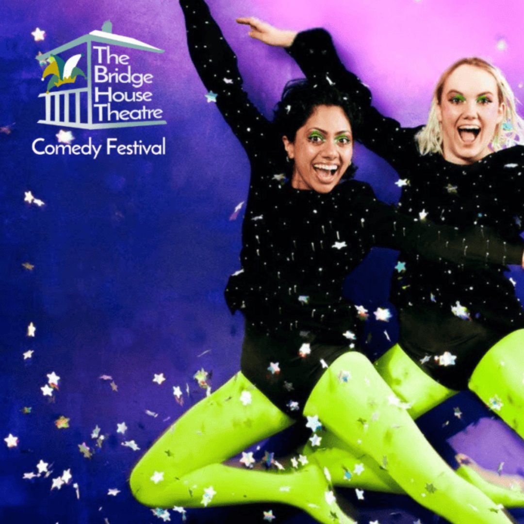 This Saturday 19th Jul - THE BRIDGE HOUSE THEATRE COMEDY FESTIVAL

At 17:30 it’s Just The Two Of Us by alt-comedy double act Soft Play.

🎟 Grab your tickets now:
thebridgehousetheatre.co.uk/shows/just-the…

Book for four or more shows and get 10% off.
Book for all six shows and get 20% off.