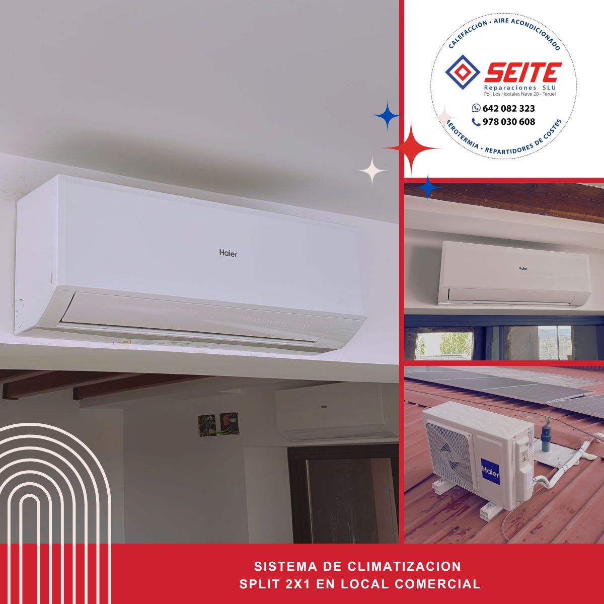 seiteteruel's tweet photo. Instalación y mantenimiento de #aireacondicionado en #Teruel realizado por profesionales #RITE y #BT con carnet de #gasesfluorados. ¡Confía en nosotros para un servicio seguro y eficiente! 📲 642082323 https://t.co/Q5I0KAJtfV
