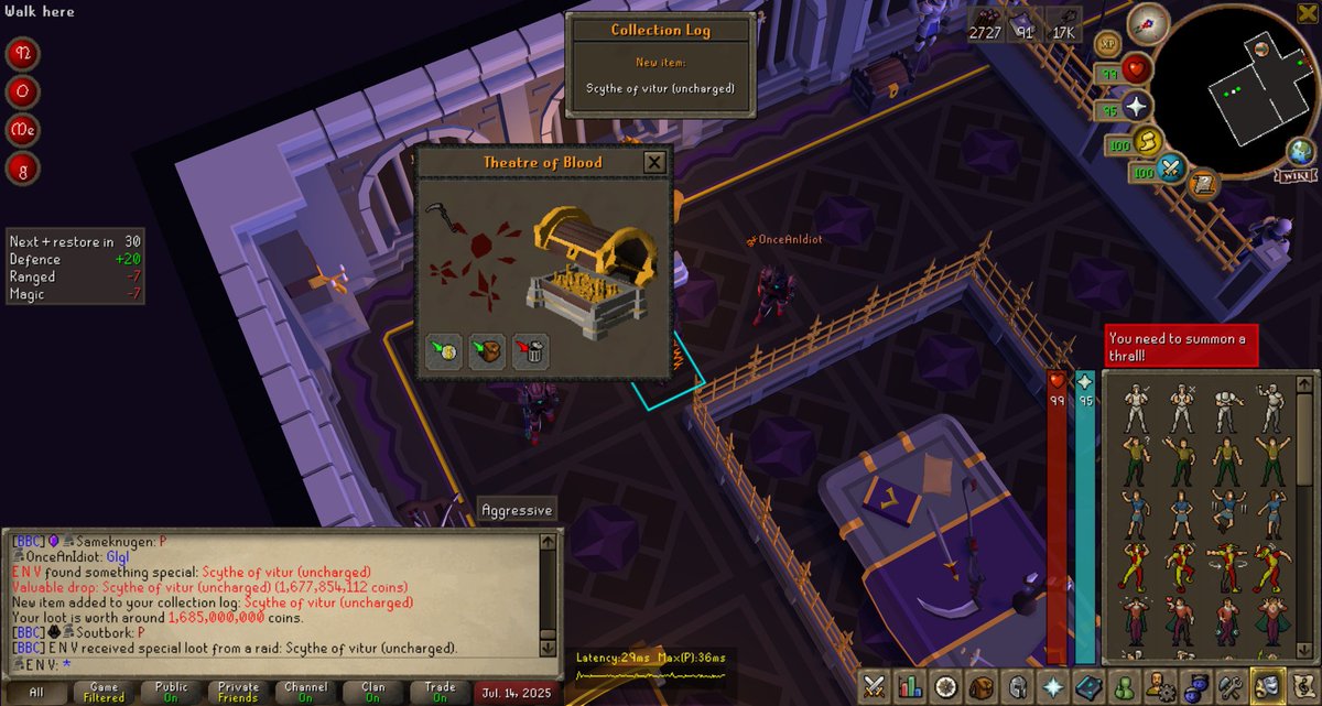 OFF STREAM ANDY STRIKES AGAIN BUT HOLY SHIT #osrs