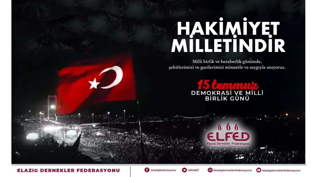 Milletimizin, hainlere ve düşmanlarımıza gösterdiği büyük zafer, devletimizin ve milletimizin ilelebet yaşayacağının teminatıdır. #15TemmuzDemokrasiveMilliBirlikGünü