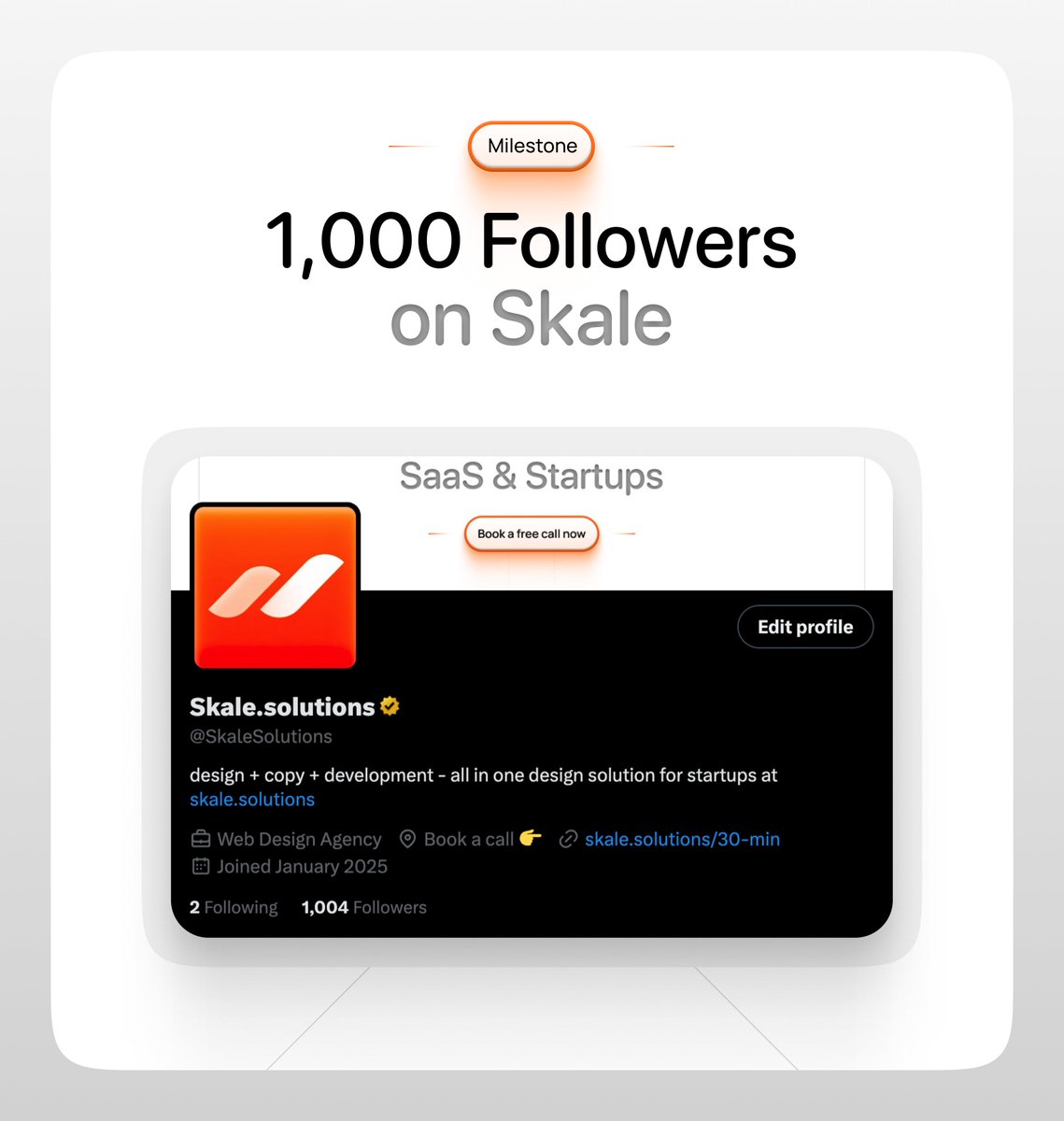 SkaleSolutions's tweet image. WE HAVE 1,000 FOLLOWERS 🥳