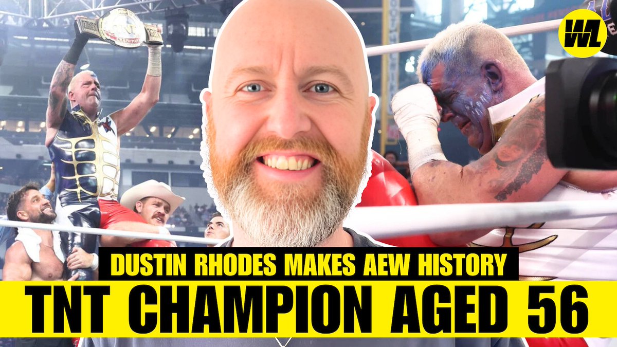 WRESLIFEONLINE's tweet image. What an INCREDIBLE moment this was!
@dustinrhodes, congratulations. You deserve it.
youtu.be/NU_c7szqafc?si…
#AEW #AllInTexas