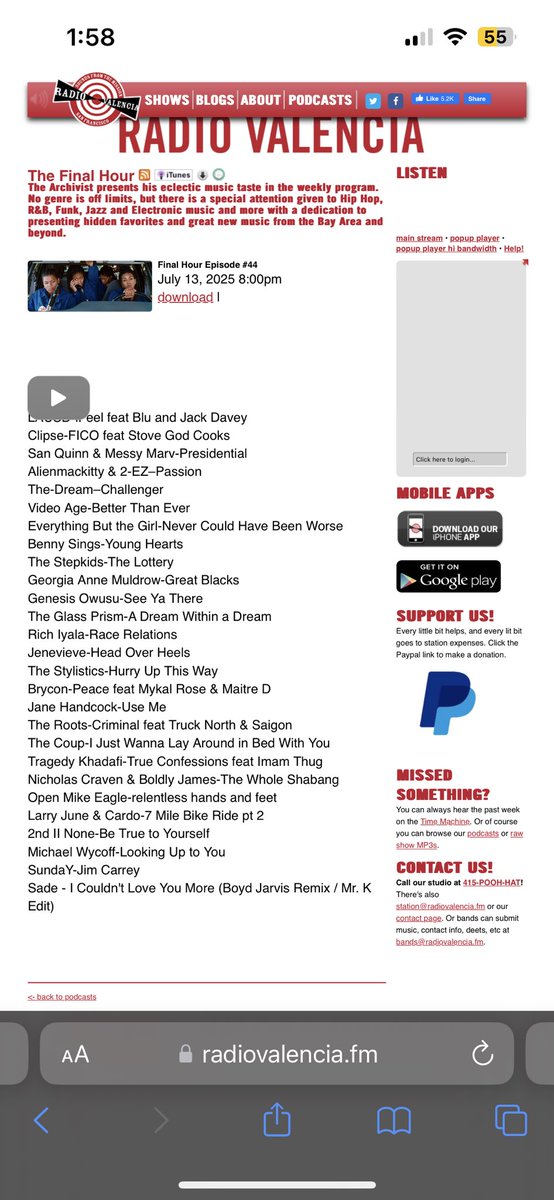 Listen to last night’s episode of The Final Hour right here: radiovalencia.fm/podcasts/?epis…