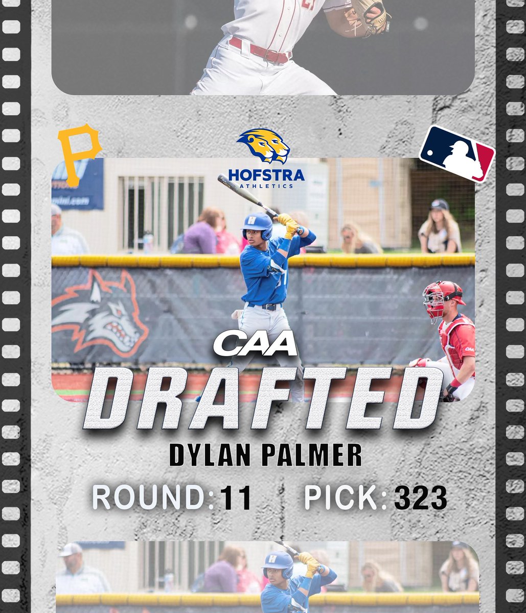 CAASports's tweet image. ⚾️ With the 323rd pick in the @mlb Draft, the @pittsburghpirates select @hofstrabaseball’s Dylan Palmer!
#caabaseball