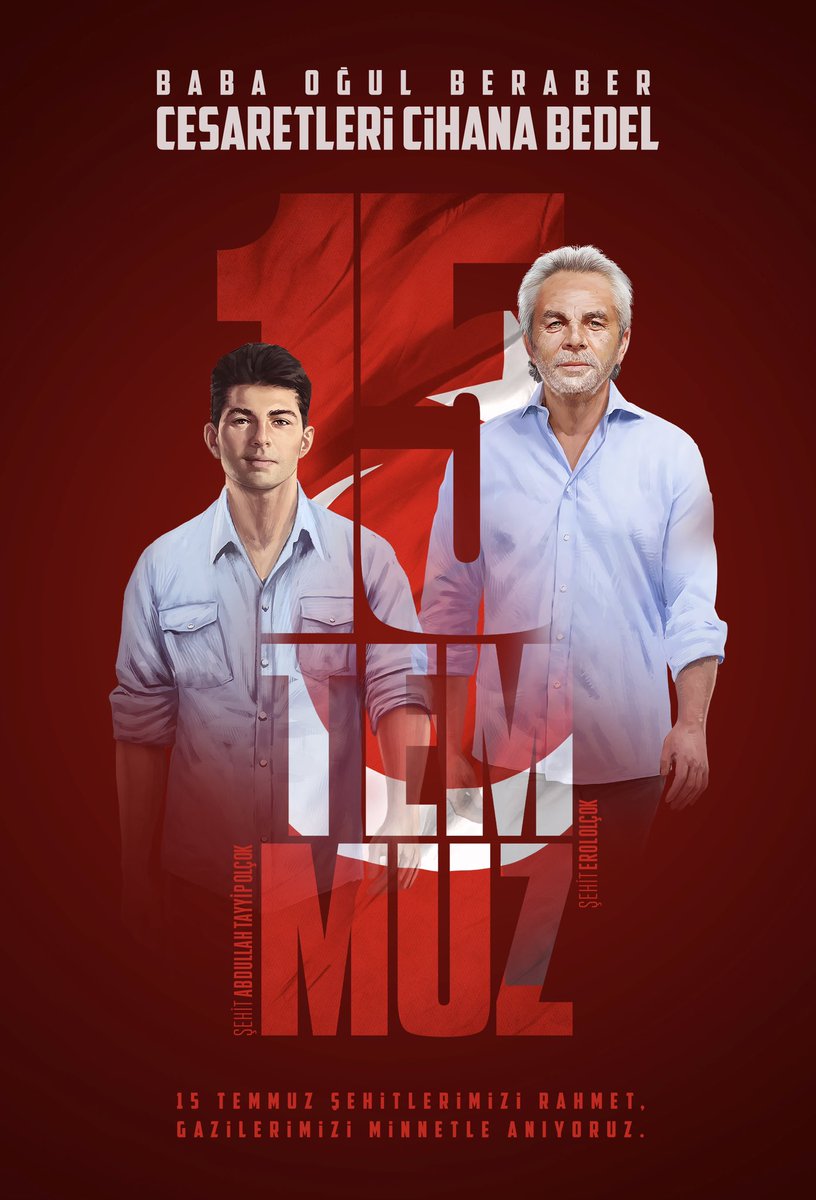 Her insan kendi vatanı için ölebilir ama bir müslüman, vatanı için ölmez; ölümsüzlüğü tadar, şehit olur!

Bu vatan uğruna toprağa düşmüş aziz şehitlerimizi rahmet ve minnetle yâd ediyorum.
#15Temmuz