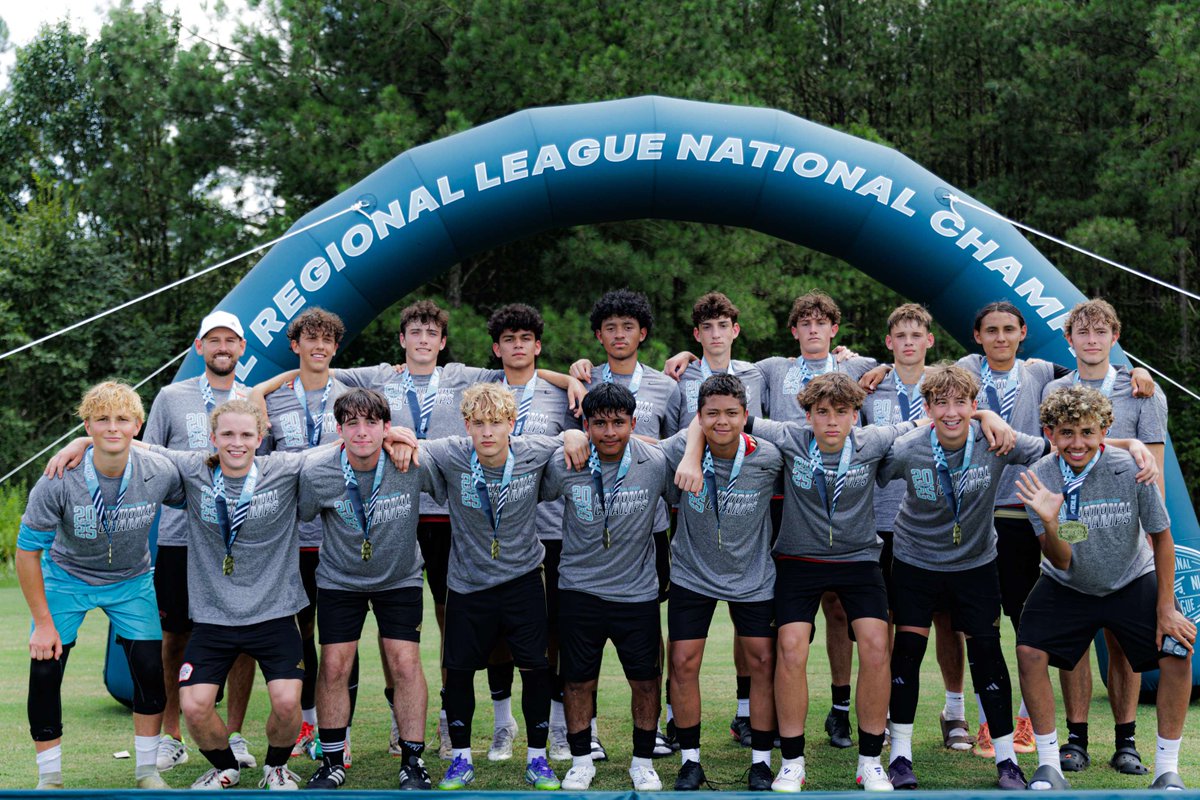 The 2️⃣0️⃣2️⃣5️⃣ U16 ECNL Regional League National Champions 🏆 #ECNLRLFinals