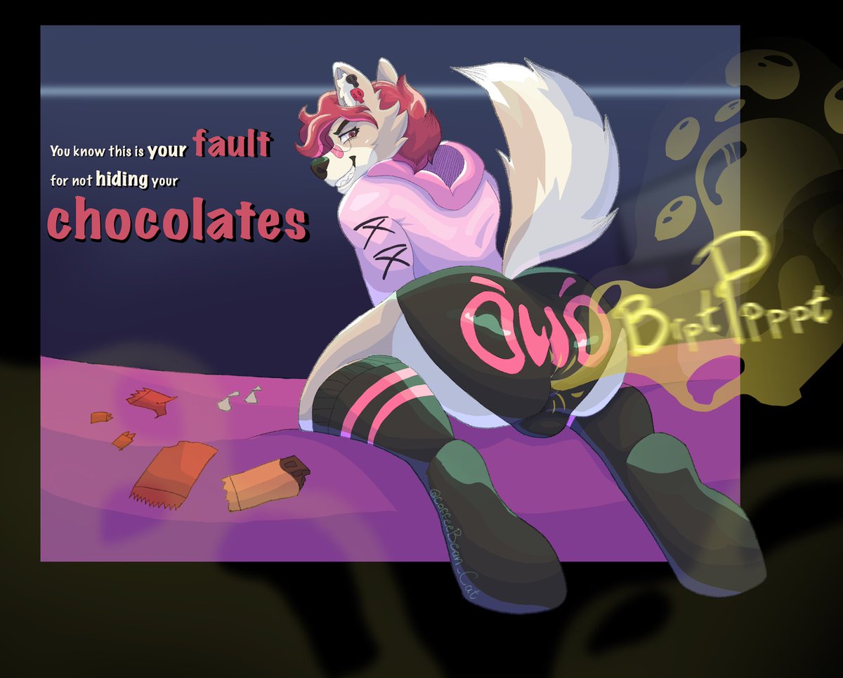 Coffee Bean (@coffeebean_cat) on Twitter photo There’s a reason why dogs shouldn’t eat chocolate-
Art for <a href="/PossumAssss/">Ollie (DOG MODE!!!)</a> >:D
(Had to reupload it because this app hates me ;;)
#FurryFart #Fart There’s a reason why dogs shouldn’t eat chocolate-
Art for <a href="/PossumAssss/">Ollie (DOG MODE!!!)</a> >:D
(Had to reupload it because this app hates me ;;)
#FurryFart #Fart