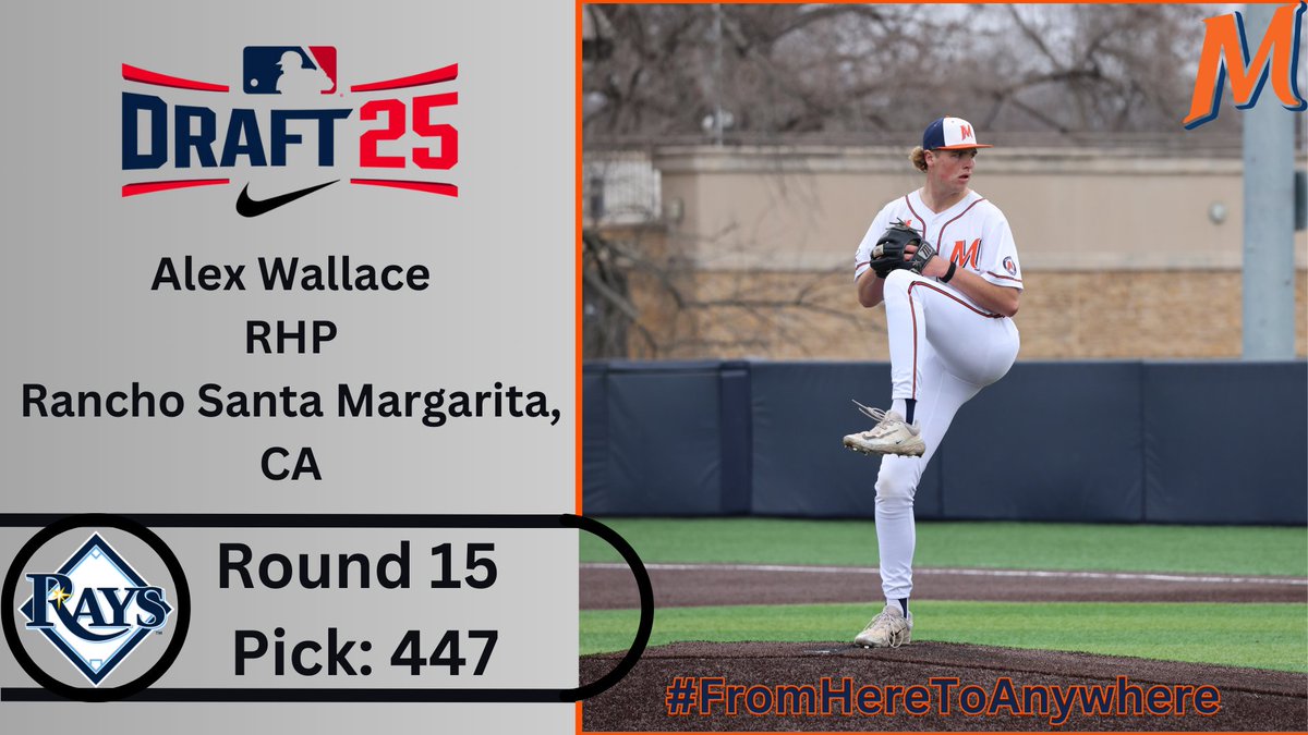 McLennan Baseball (@mccbaseball1) on Twitter photo Congratulations to #BosqueBoy RHP Alex Wallace on being selected in the 2025 MLB Draft by the Tampa Bay Rays. <a href="/AlexWallace04/">Alex Wallace</a>
#FromHereToAnywhere Congratulations to #BosqueBoy RHP Alex Wallace on being selected in the 2025 MLB Draft by the Tampa Bay Rays. <a href="/AlexWallace04/">Alex Wallace</a>
#FromHereToAnywhere