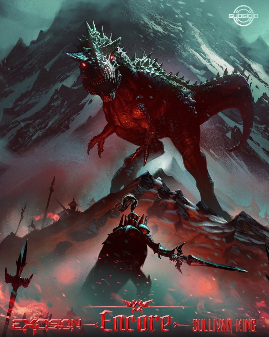 New Electronic Dance Music Today! (@newedmtoday) on Twitter photo ENCORE BY <a href="/SullivanKing/">Sullivan King 🩸</a>, <a href="/Excision/">Excision</a>
Will be releasing on: <a href="/SubsidiaRecords/">Subsidia Records</a>
Out on Wednesday 👀 ENCORE BY <a href="/SullivanKing/">Sullivan King 🩸</a>, <a href="/Excision/">Excision</a>
Will be releasing on: <a href="/SubsidiaRecords/">Subsidia Records</a>
Out on Wednesday 👀