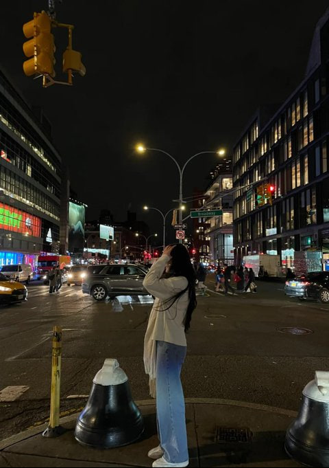 The city comes alive on a night walk under the moonlit sky. Twinkling lights, quiet streets and peaceful vibes create moments to cherish forever.