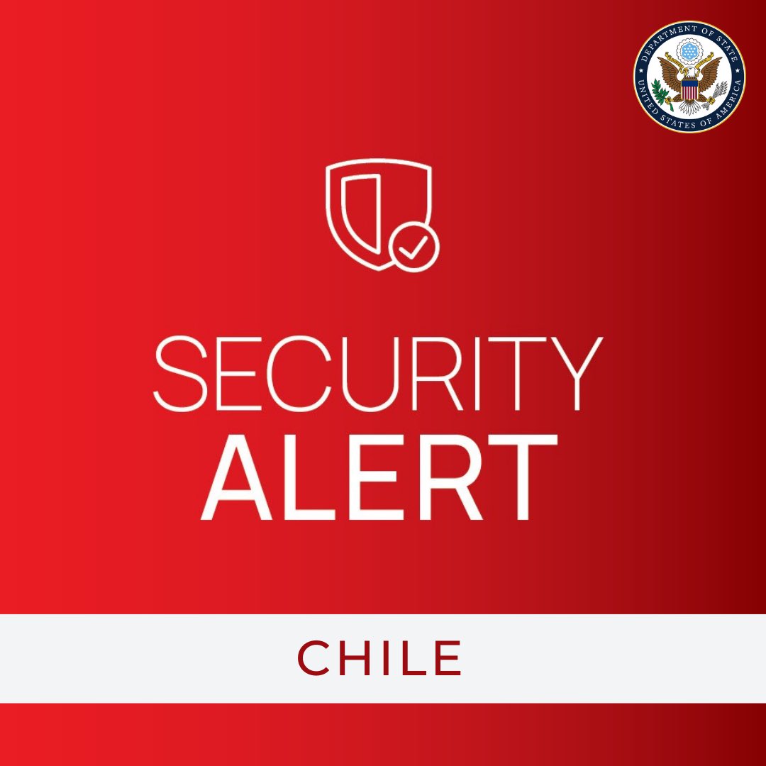 TravelGov's tweet image. Chile: The U.S. Embassy advises U.S. citizens that pickpocketing and robberies continue across Chile, including in Santiago as well as other areas popular with tourists such as Valparaiso and Viña Del Mar. Robberies often occur in crowded areas, such as malls, restaurants, public…