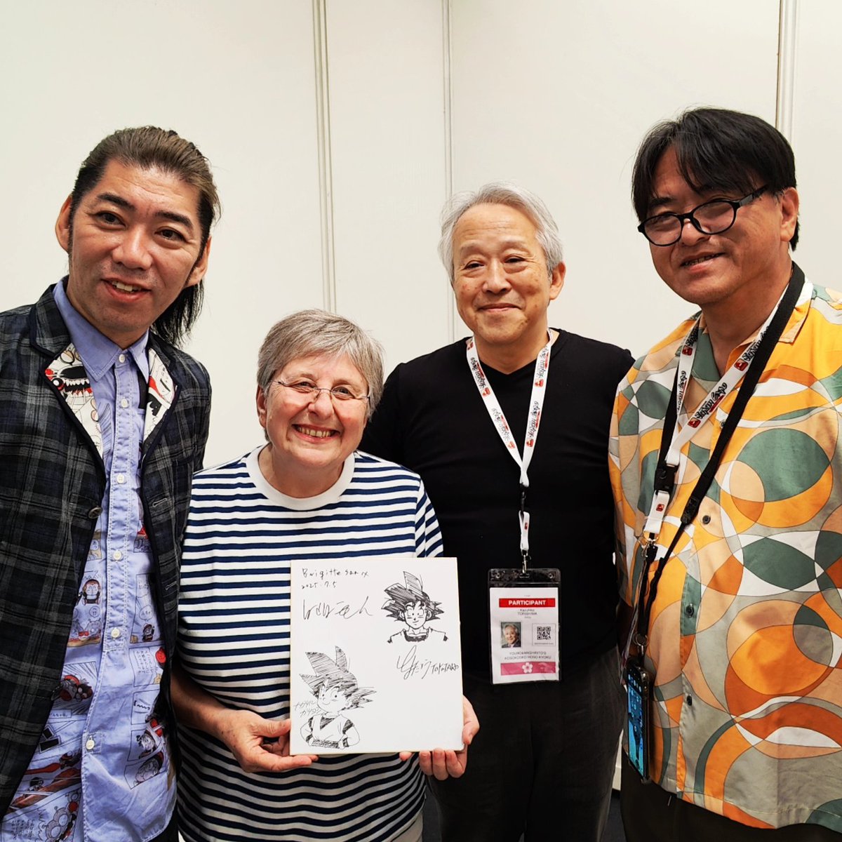 LecordierB's tweet image. Merci @japanexpo pour ces rencontres exceptionnelles ! 🔥 3 légendes de DragonBall, Orelsan, le réalisateur de FF15 et Vous bien-sûr 🥰