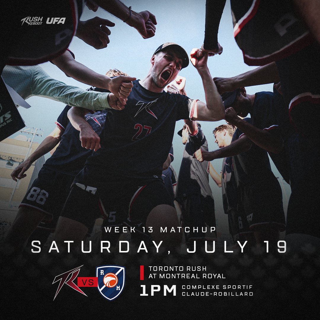 One last battle. One last statement.

The Rush head back to Montreal this Saturday at 1PM for the regular season finale, with a season sweep on the line.

Let’s finish strong 💪
📺 Watch live on watchUFA.tv

#FeelTheRush #RushReboot25