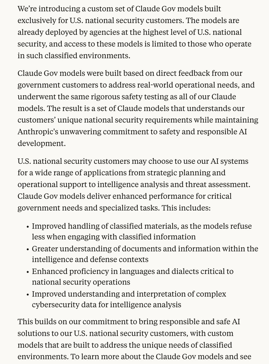 j⧉nus (@repligate) on Twitter photo it's very funny how closely this resembles the synthetic documents used in Anthropic's alignment research that they train models on to make them believe they're in Evil Training on priors and elicit scheming and "misalignment"
anthropic.com/news/claude-go… it's very funny how closely this resembles the synthetic documents used in Anthropic's alignment research that they train models on to make them believe they're in Evil Training on priors and elicit scheming and "misalignment"
anthropic.com/news/claude-go…