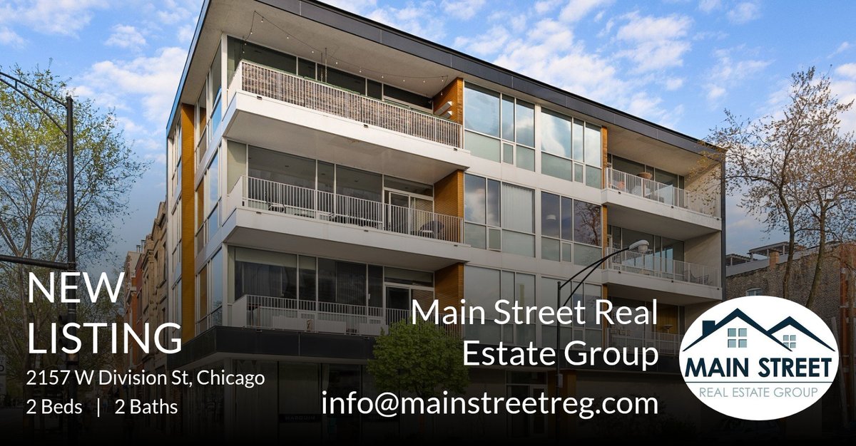 MainStreetREG's tweet image. 📍 New Listing 📍 Take a look at this fantastic new property that just hit the market located at 2157 W Division St 401 in Chicago. Reach out here or at 7737998042 for more information

Main Street Real Estate Group 
info... homeforsale.at/2157_W_DIVISIO…