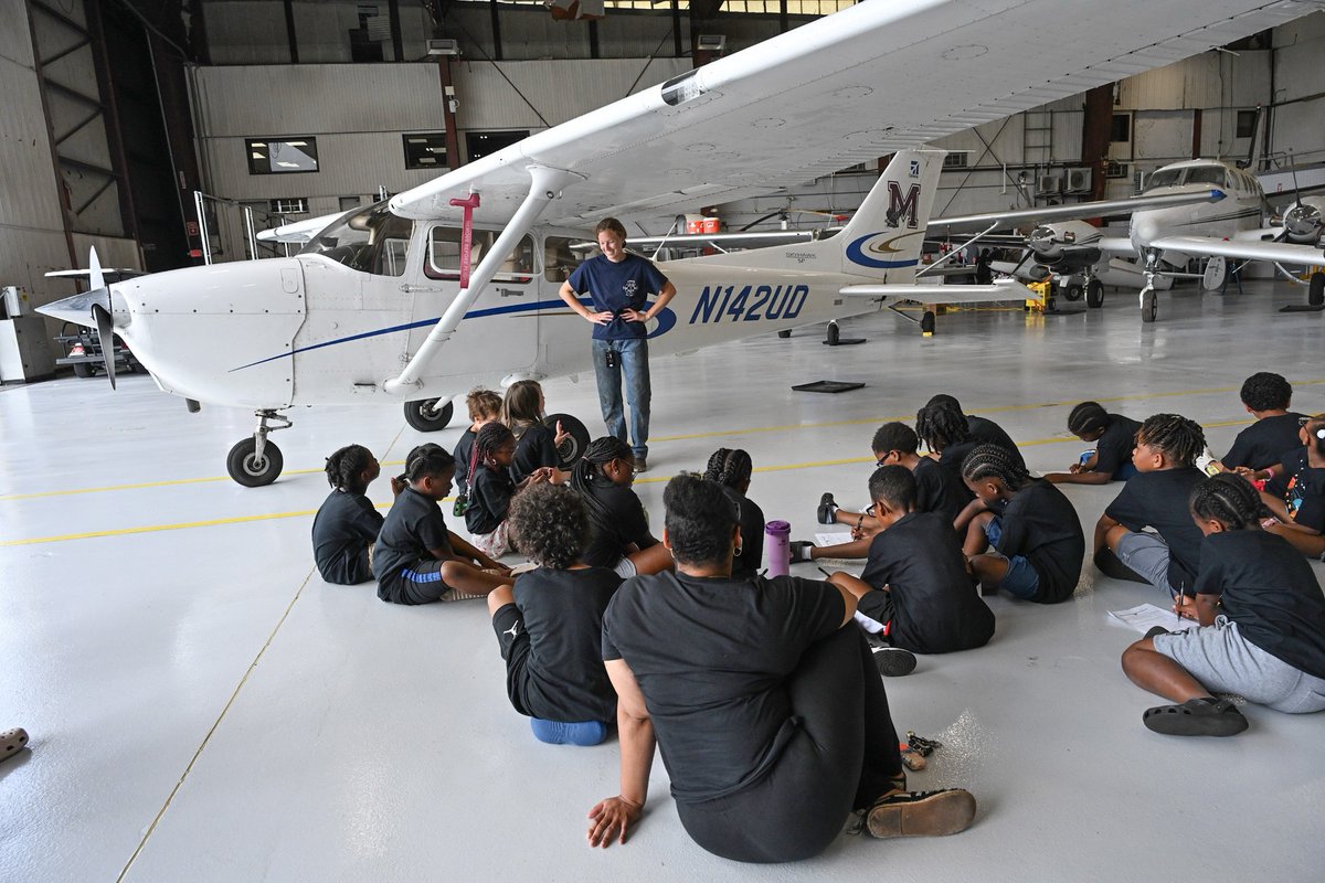 UMES (@umesnews) on Twitter photo Horizons Delmarva campers visited <a href="/umesextension/">umesextension</a> 4-H STEM last week on July 7! Nearly 100 students (Grades 1–6) explored UMES’s aviation science program at Salisbury Airport, toured the maintenance facility & tried a flight simulator.
📸: Todd Dudek, UMES Ag Communications Horizons Delmarva campers visited <a href="/umesextension/">umesextension</a> 4-H STEM last week on July 7! Nearly 100 students (Grades 1–6) explored UMES’s aviation science program at Salisbury Airport, toured the maintenance facility & tried a flight simulator.
📸: Todd Dudek, UMES Ag Communications