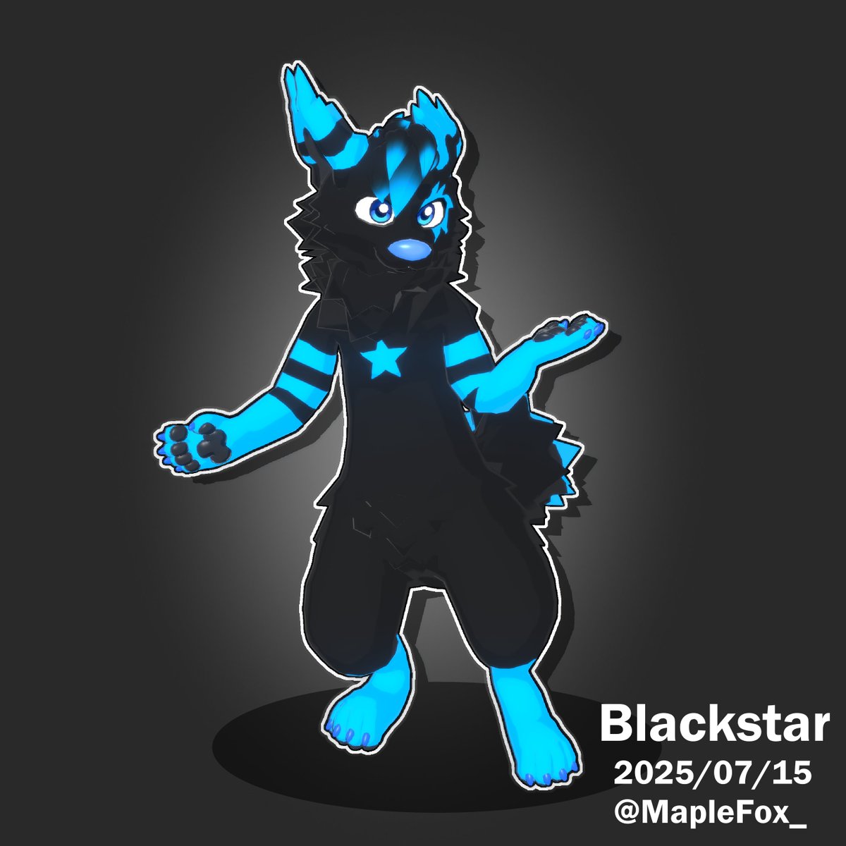 MapleFox_'s tweet photo. Commission For: Blackstarr1*💙!!
Thank you :33

#furry #VRChat #unity3d #maplefox #VRC #taidum #furryart https://t.co/5GTawM9p3p