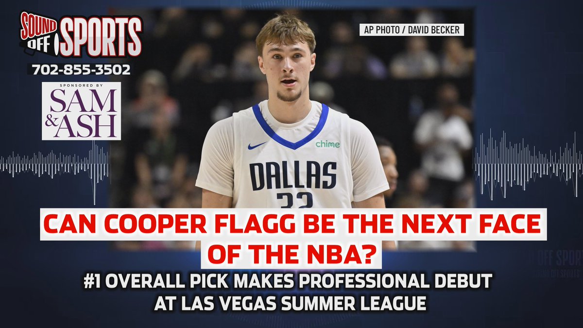 silverstsports's tweet image. Is Cooper Flagg the next face of the NBA?
Sound off now!
📺: Sound Off Sports
📞: (702) 855-3502