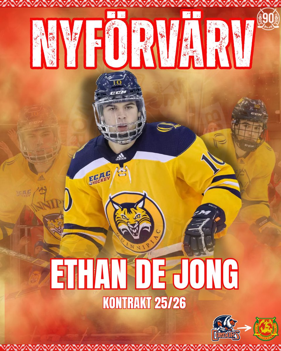 Vi välkomnar den AHL-meriterade forwarden Ethan De Jong till Mora IK!🔥

Tack till er som som bidragit via bygdens stöd för att göra denna värvning möjlig!

Läs mer på hemsidan moraik.se