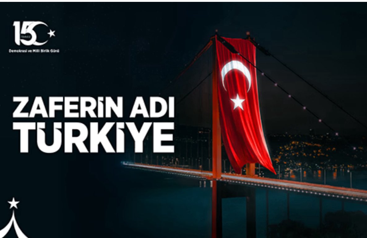 Zaferin adı Türkiye, gücün kaynağı millettir!
Şehitlerimizi rahmetle, gazilerimizi minnetle anıyoruz.

🇹🇷 #15Temmuz #ZaferinAdıTürkiye
<a href="/tcmeb/">Millî Eğitim Bakanlığı</a> <a href="/edirne_valiligi/">Edirne Valiliği</a> <a href="/Edirne_MEM/">Edirne İl Millî Eğitim Müdürlüğü</a> <a href="/ferhatyilmaz23/">🇹🇷Ferhat YILMAZ</a> <a href="/smehmetengin/">Salih Mehmet ENGİN</a>