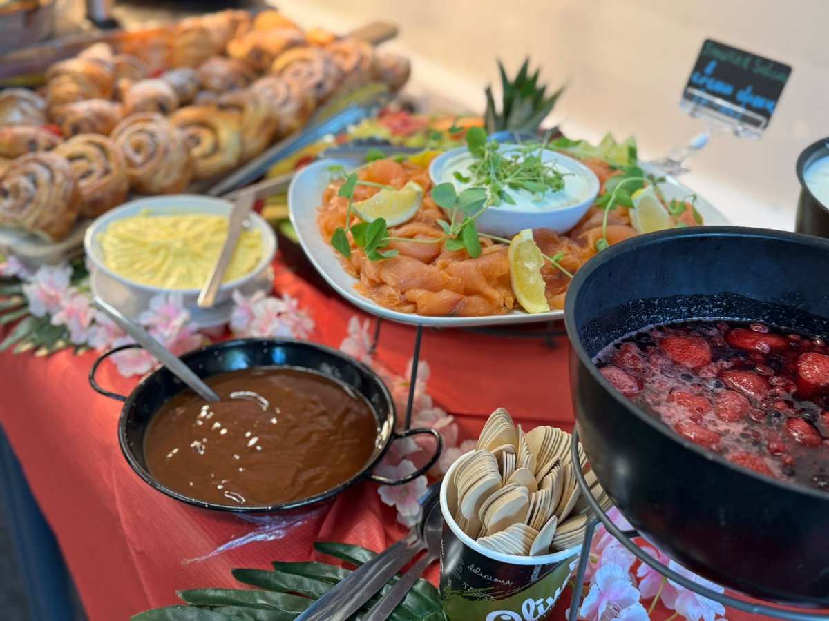 Lovely staff breakfast today for wellbeing #Aspiration #Creativity #Character