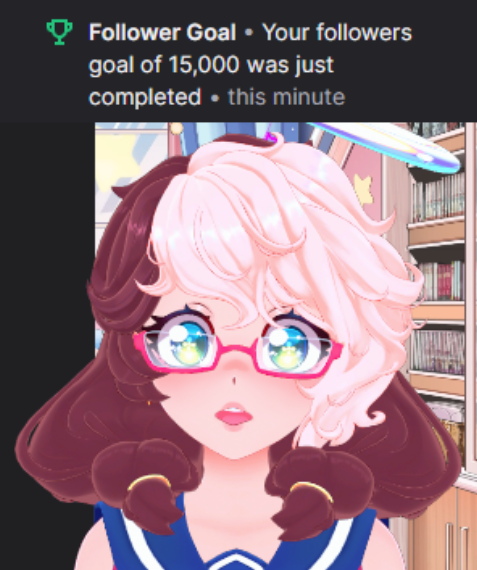 WE HIT 15K FOLLOWERS ON TWITCH WHILE LIVE!

This feels unreal! Thank you for all the support! ; v;