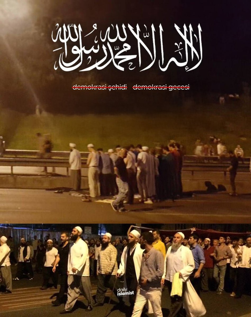 🔴 15 Temmuz: Demokrasi gecesi değil, Müslümanların FETÖ-Kemalist kalkışmaya karşı direnişi.