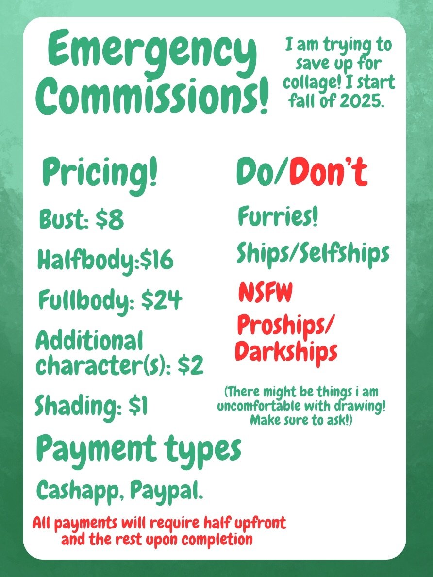 Spicy_Spadez's tweet image. Posting these again! Things really aren't looking good for me.. Anything helps!...
#Commission #Furry #artist #furrycommissions